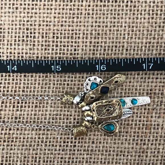 Silpada Sterling Brass Charm Shore Thing Necklace - Picture 7 of 8